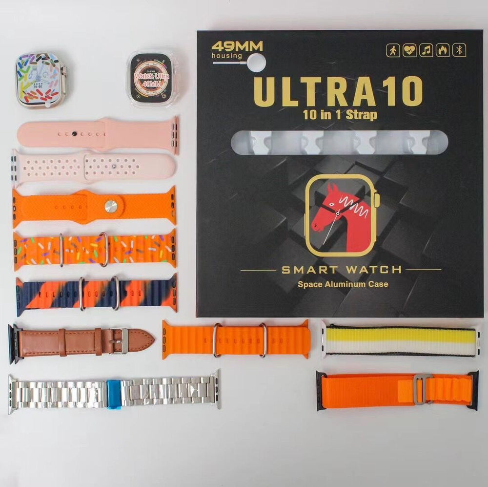 Ultra 10 Smart Watch With 10 Straps — image 3