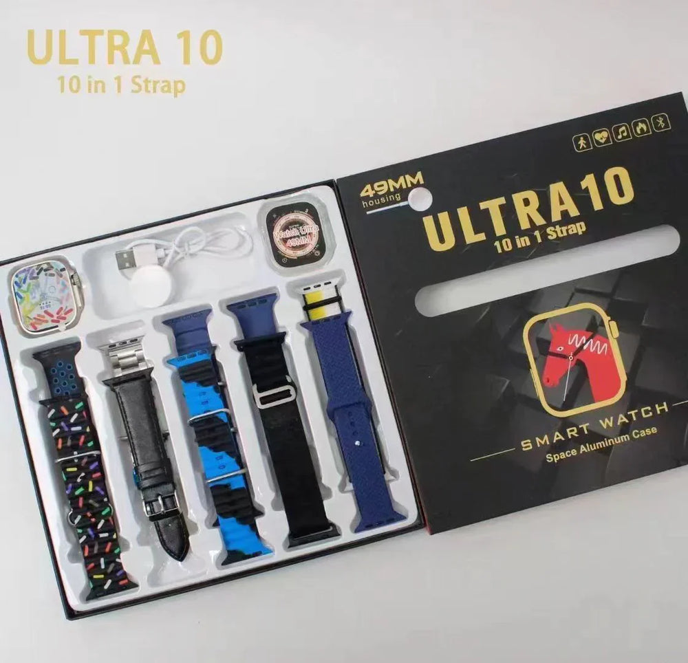 Ultra 10 Smart Watch With 10 Straps — image 2