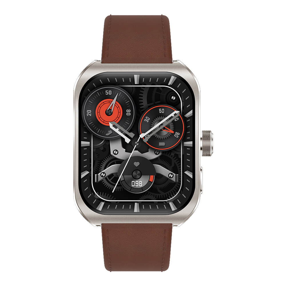 AMMOLED Pro Curved LEATHER STRAPS Smartwatch