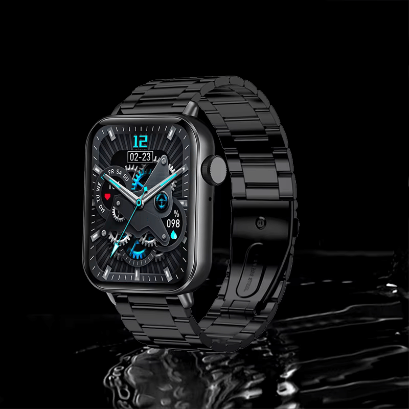 New Series 9  Smart Watch With Rolex Chain +1 Free Silicon Strap — image 2