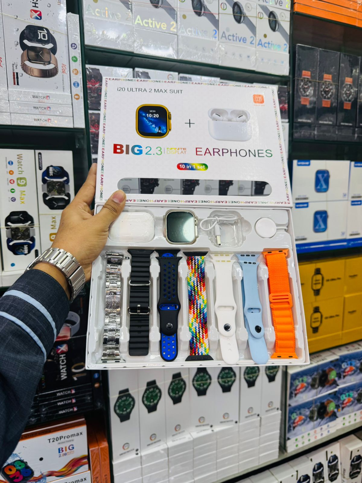 I20 Ultra 2 Max 10 in 1 Smart watch with Airpods - My Store