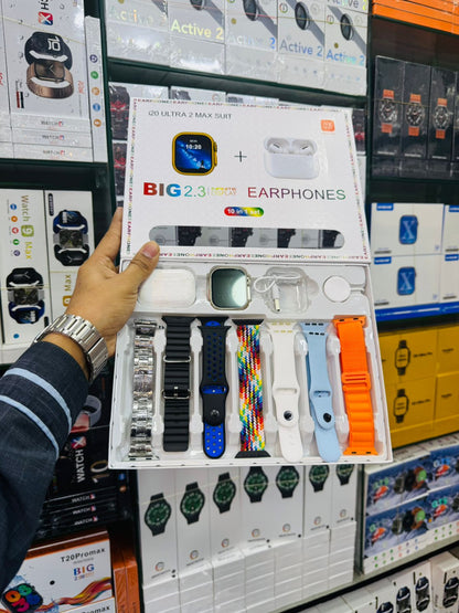 I20 Ultra 2 Max 10 in 1 Smart watch with Airpods - My Store