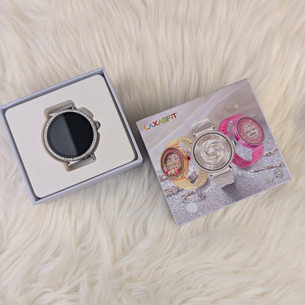 GT3 AMOLED Smart Watch for Girls | Diamond Cut Display Women's Fashion Smartwatch — image 5