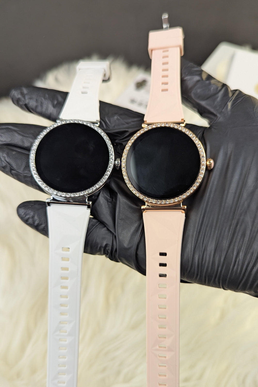 GT3 AMOLED Smart Watch for Girls | Diamond Cut Display Women's Fashion Smartwatch — image 1