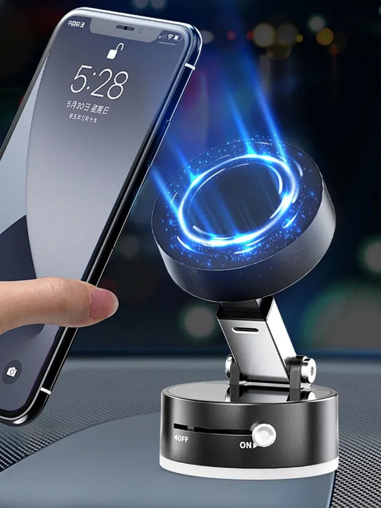 A2 Foldable Vacuum Suction Magnetic Phone Holder